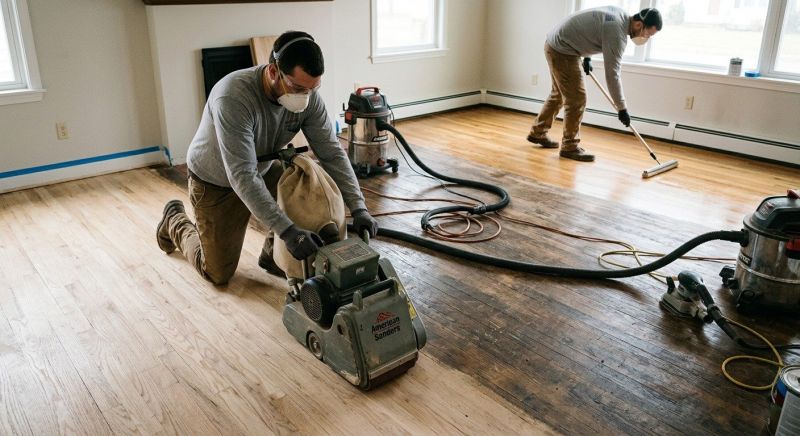 Walnut Floor Refinishing in Kansas City, KS